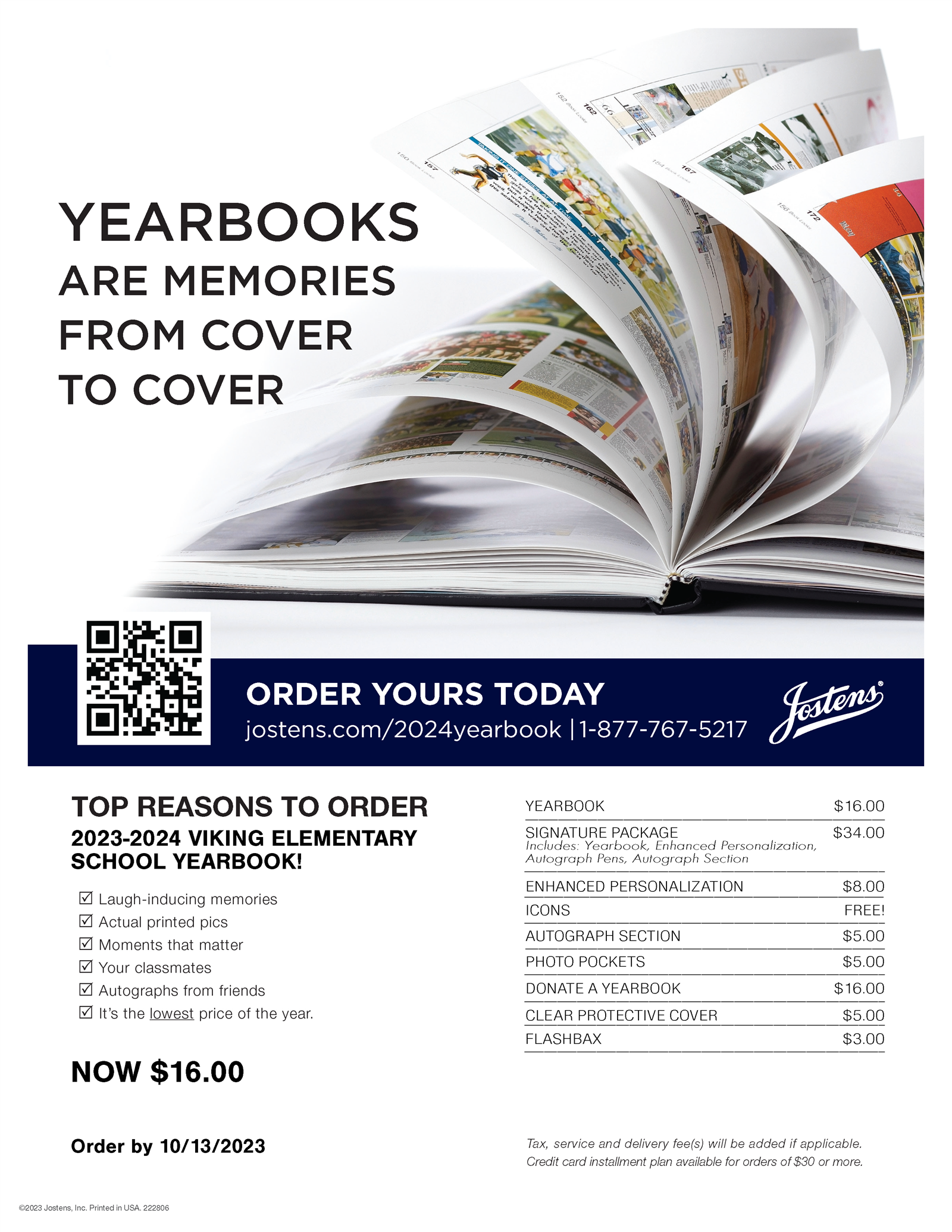 VES yearbooks jostens.com or 1-877-767-5217